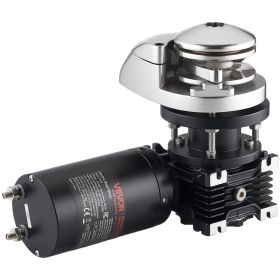 VEVOR Vertical Fishing Windlass, 12V DC 1100W, Windlass Anchor Systems Fit for 1/4-Inch Chain or 9/16 & 5/8 Inch Nylon Rope, Max Pull 700 lbs